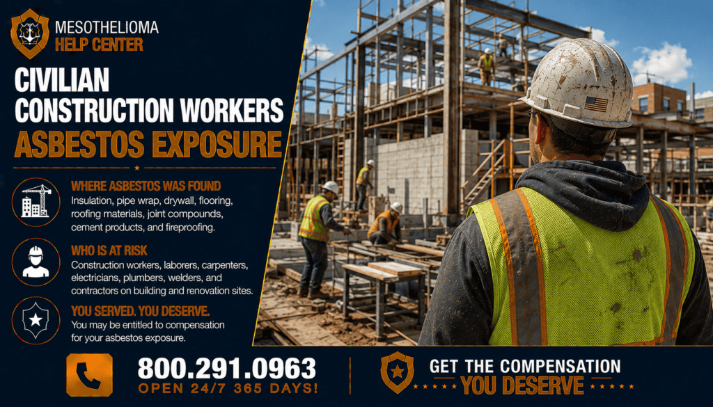 Civilian Construction Workers Asbestos Exposure - Mesothelioma Lawsuit