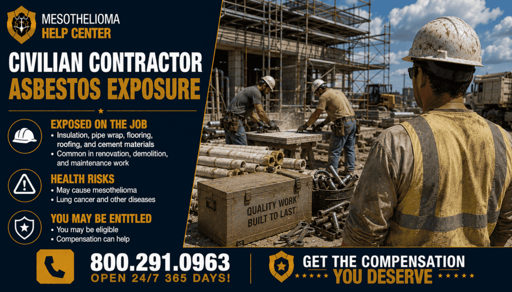 Civilian Contractor Asbestos Exposure - Mesothelioma and Lung Cancer