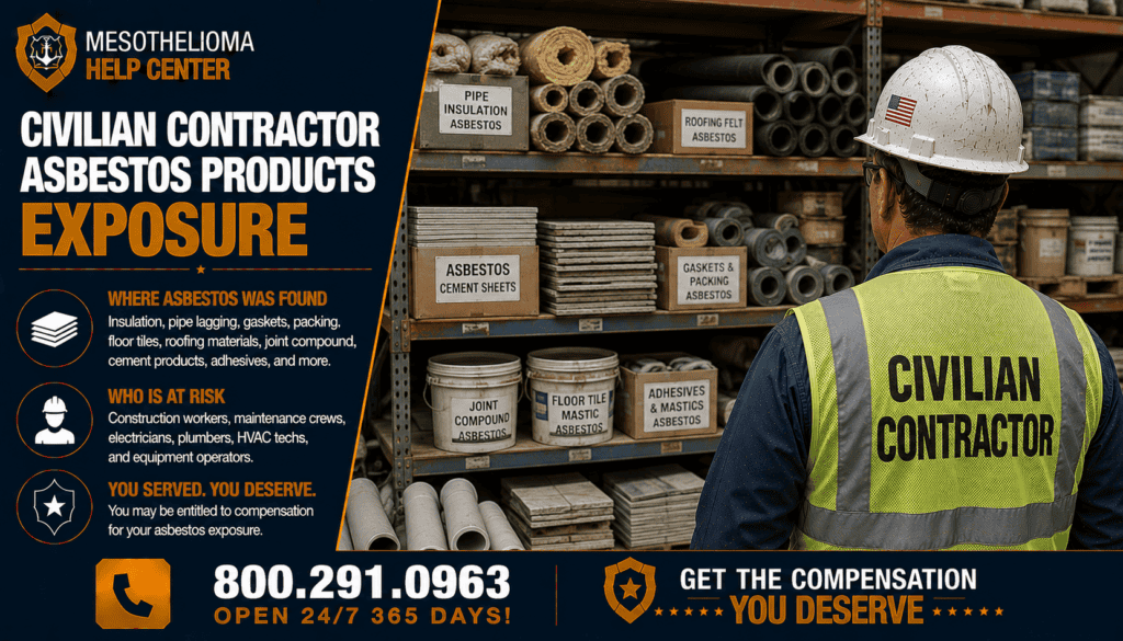 Civilian Contractor Asbestos Products Exposure - Mesothelioma