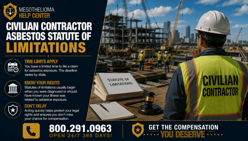 Civilian Contractor Asbestos Statute of Limitations - Mesothelioma