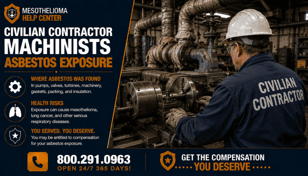 Civilian Contractor Machinists Asbestos Exposure - Mesothelioma