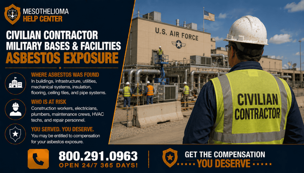 Civilian Contractor Military Bases & Facilities Asbestos Exposure - Mesothelioma