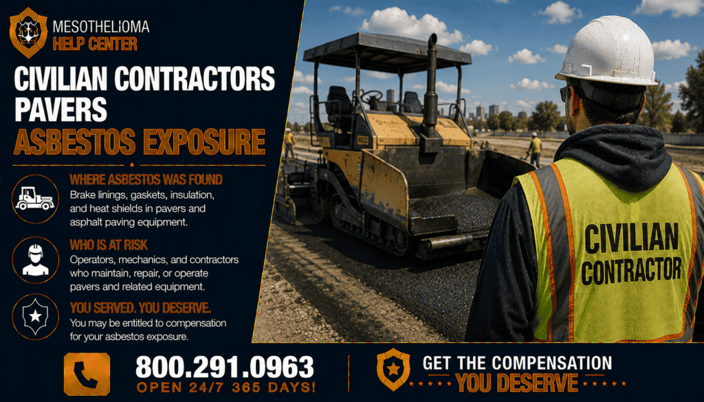 Civilian Contractor Pavers Asbestos Exposure