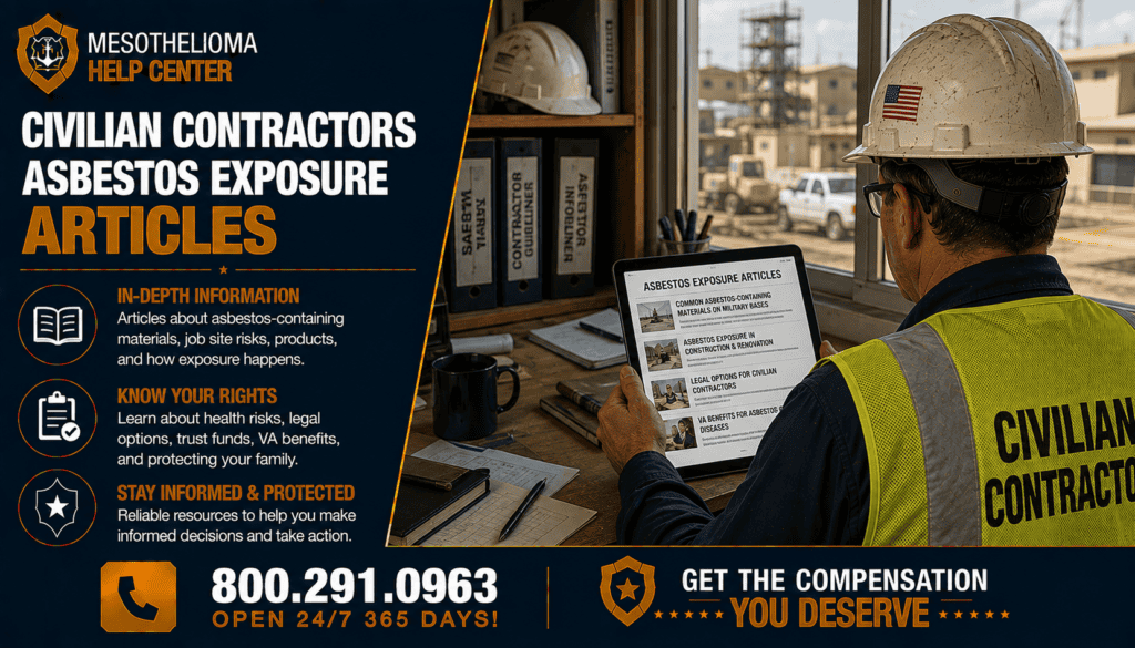 Civilian Contractors Asbestos Exposure Articles - Mesothelioma