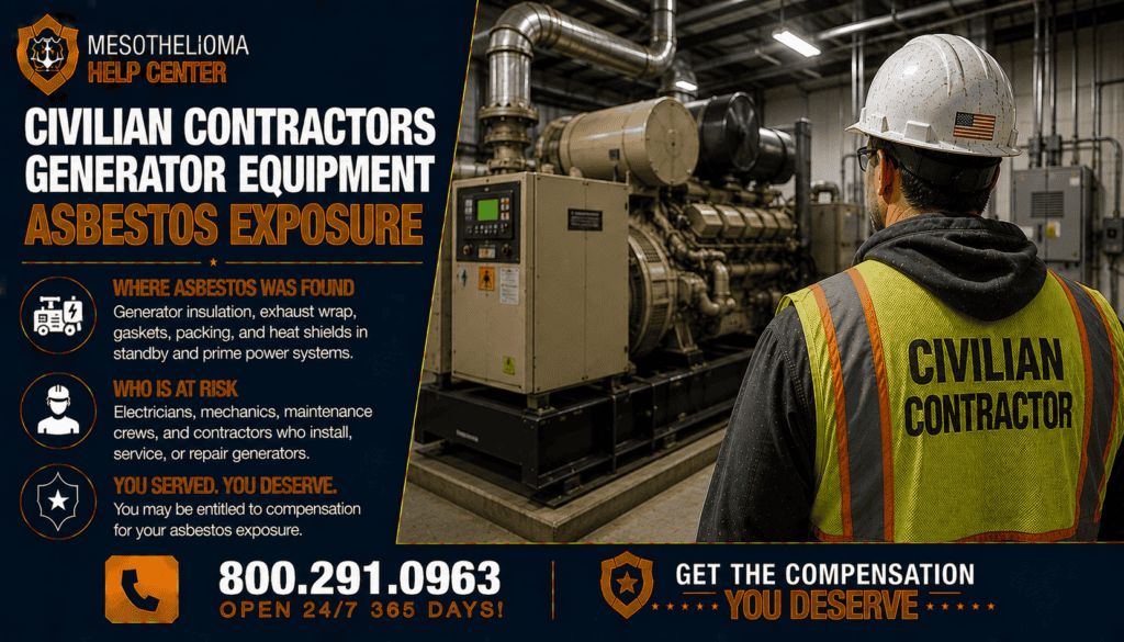 Civilian Contractors Generator Equipment Asbestos Exposure - Mesothelioma