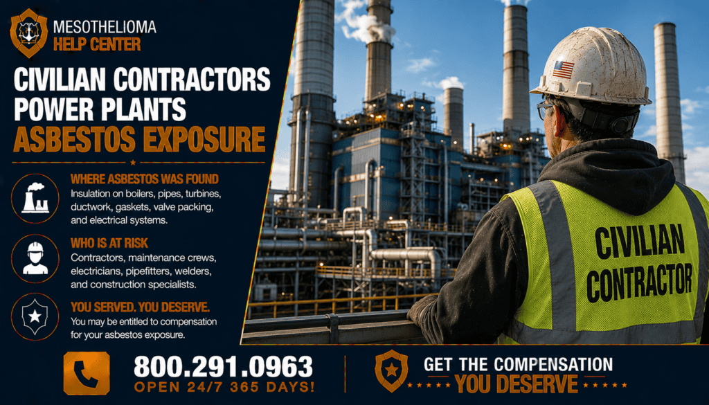 Civilian Contractors Power Plants Asbestos Exposure - Mesothelioma