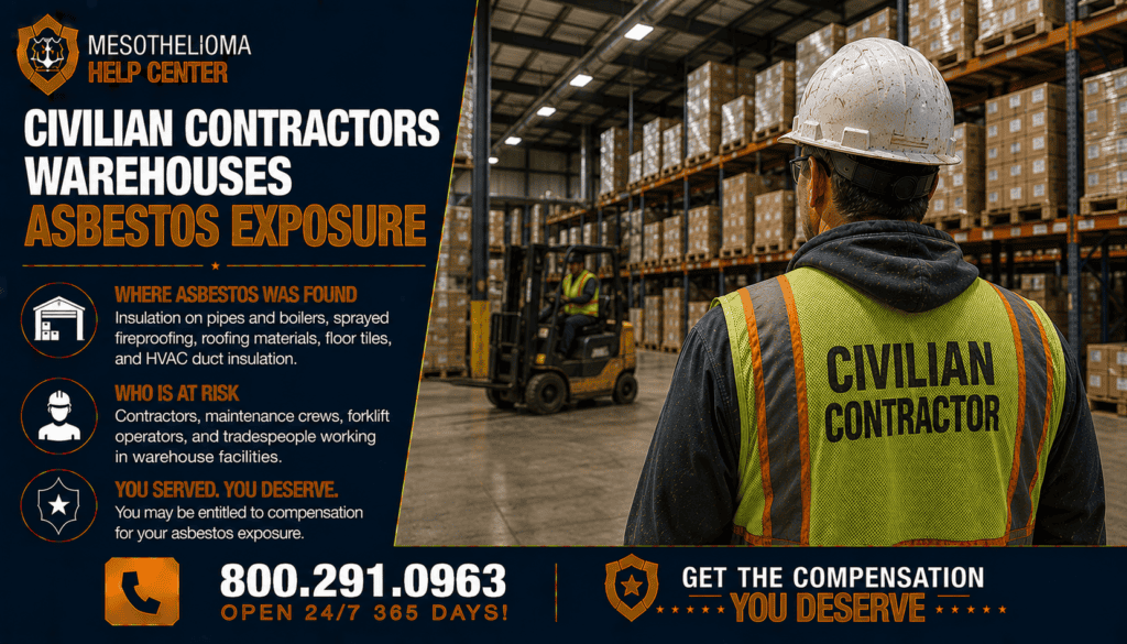 Civilian Contractors Warehouses Asbestos Exposure - Mesothelioma Claims