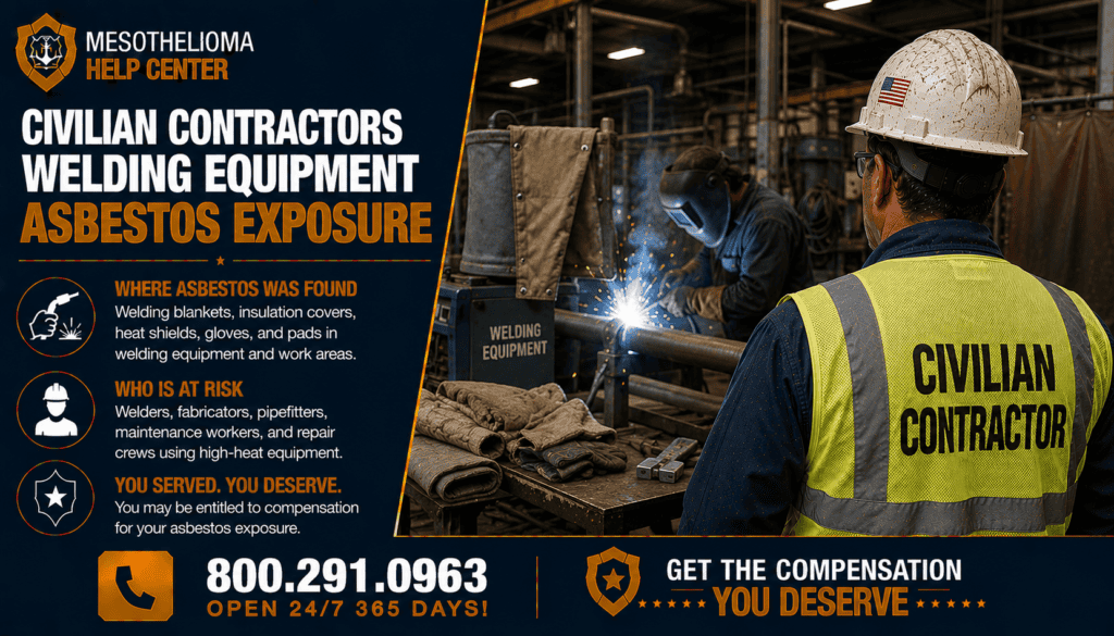 Civilian Contractors Welding Equipment Asbestos Exposure - Mesothelioma