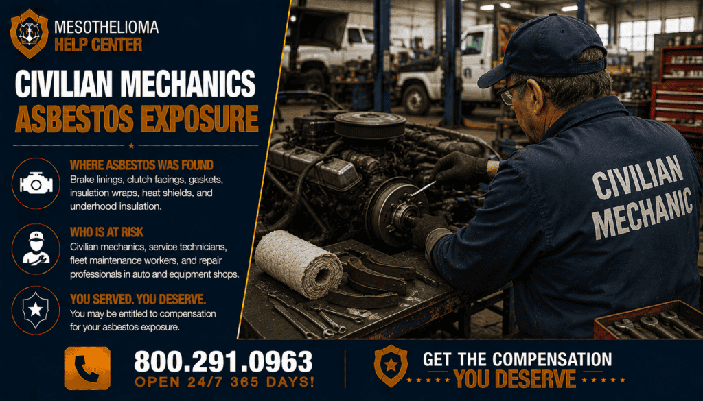Civilian Mechanics Asbestos Exposure - Mesothelioma
