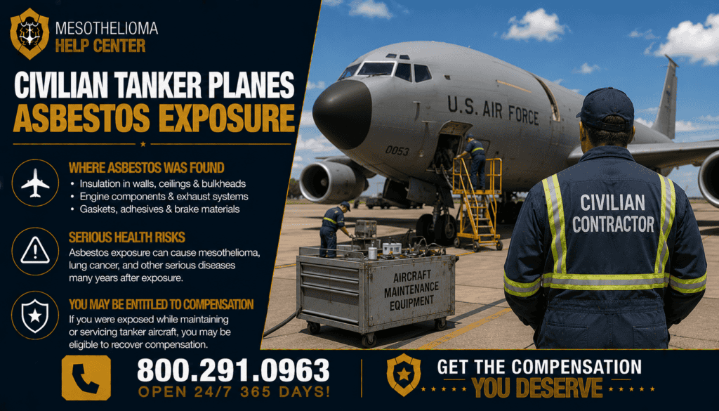 Civilian Tanker Planes Asbestos Exposure - Mesothelioma