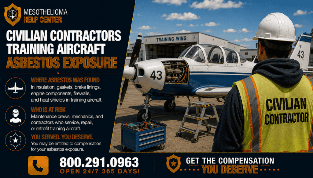 Civilian Training Aircraft Asbestos Exposure - Mesothelioma