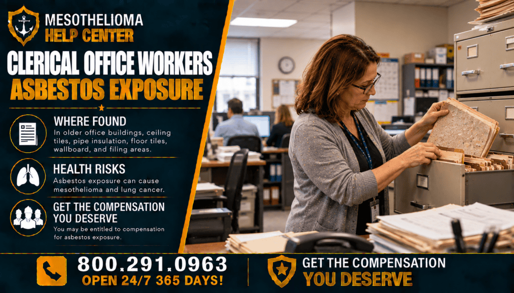 Clerical Office Workers Asbestos Exposure - Mesothelioma