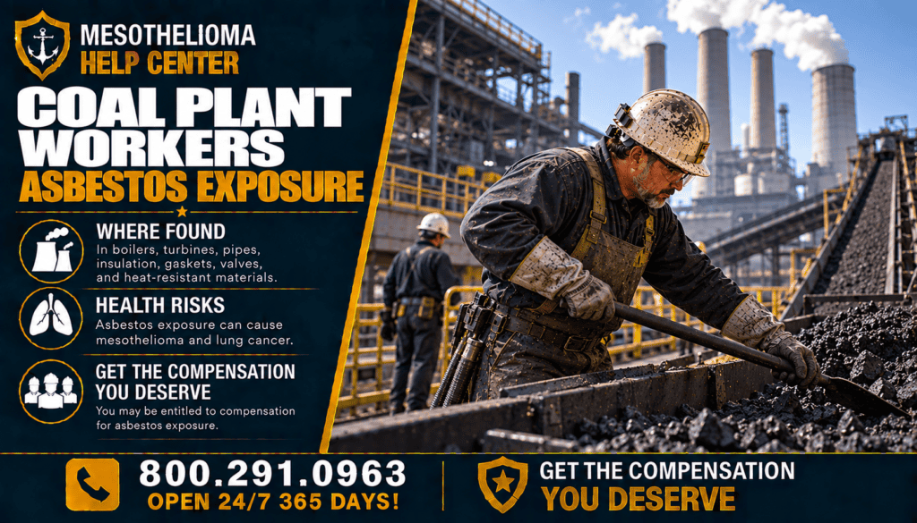 Coal Plant Workers Asbestos Exposure - Mesothelioma