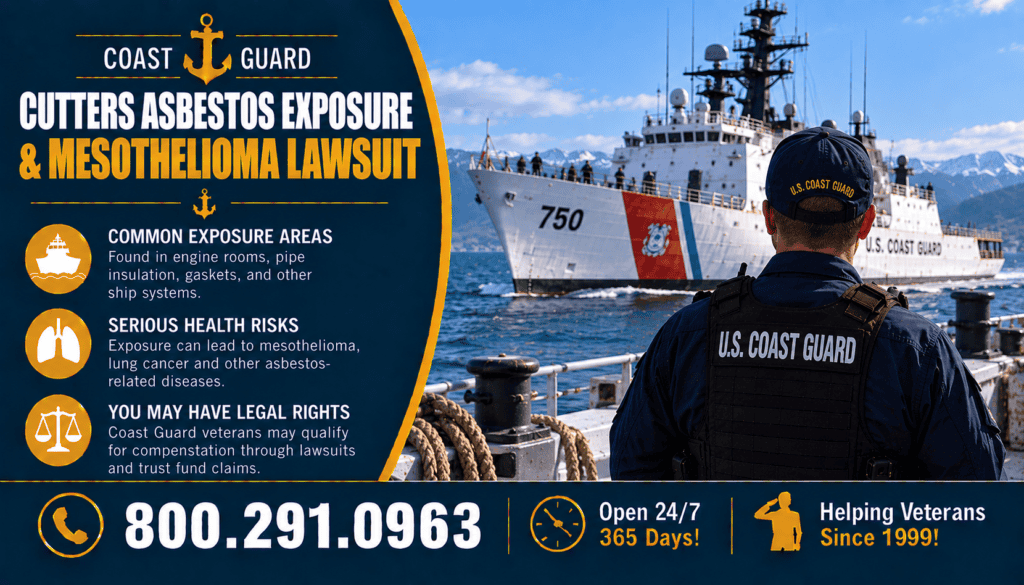 Coast Guard Cutters Asbestos Exposure & Mesothelioma Cancer Lawsuit