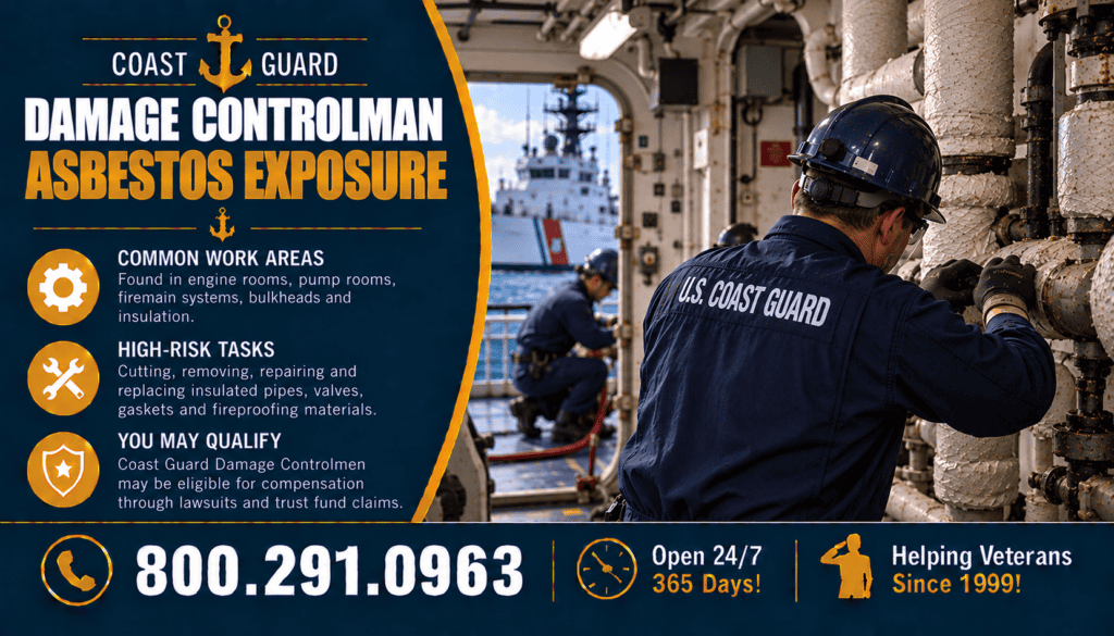 Coast Guard Damage Controlman Asbestos Exposure - Mesothelioma
