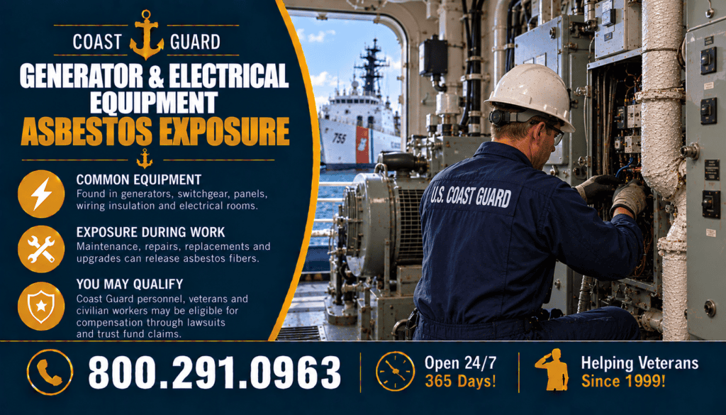 Coast Guard Generator & Electrical Equipment Asbestos Exposure - Mesothelioma