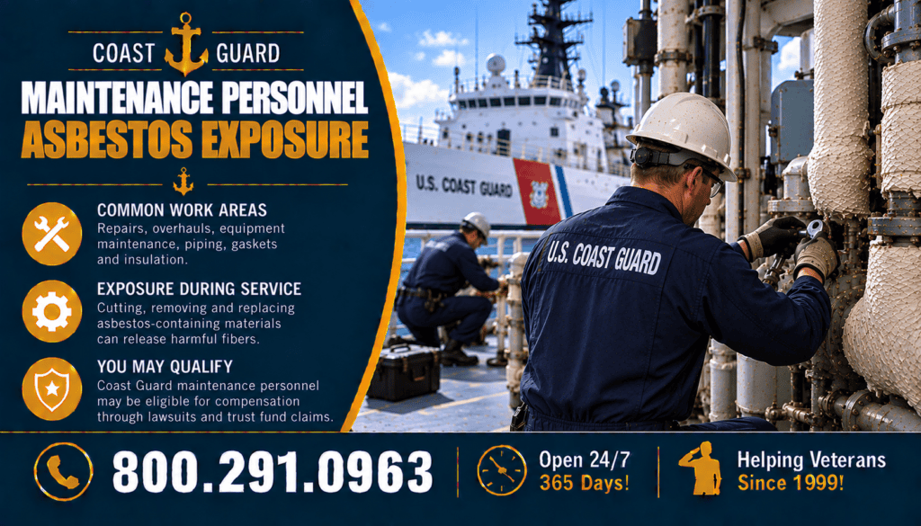 Coast Guard Maintenance Personnel Asbestos Exposure - Mesothelioma Lawsuit