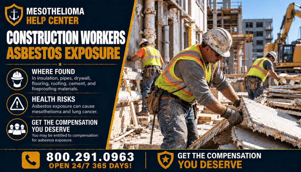 Construction Workers Asbestos Exposure - Mesothelioma