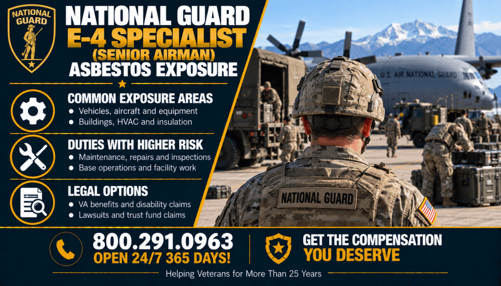 E-4 – National Guard Specialist – Senior Airman - Mesothelioma