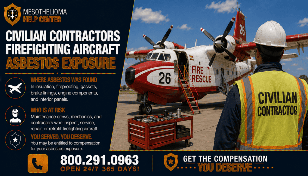 Firefighting Aircraft Asbestos Exposure - Mesothelioma