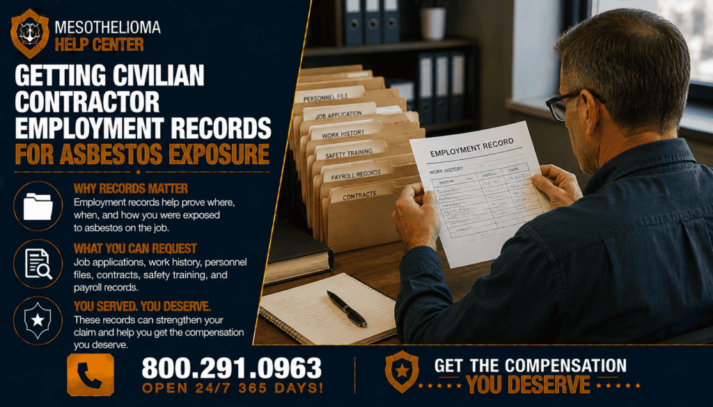 Getting Civilian Contractor Employment Records for Asbestos Exposure - Mesothelioma