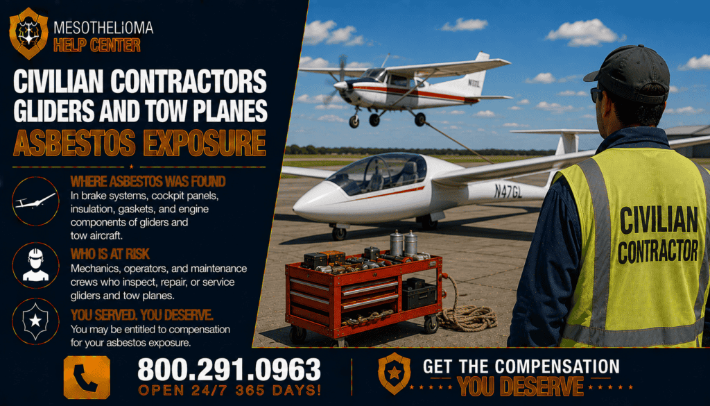 Gliders and Tow Planes Asbestos Exposure - Mesothelioma
