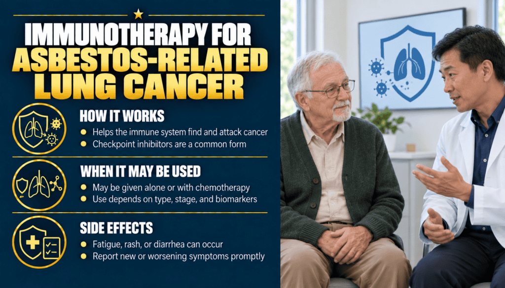Immunotherapy for Asbestos-Related Lung Cancer