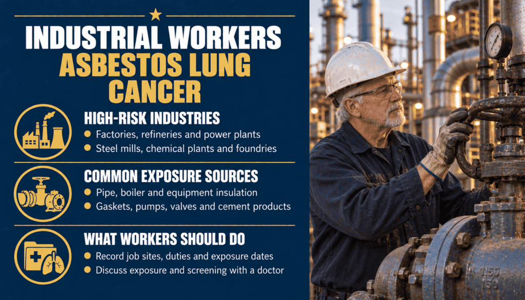 Industrial Workers Asbestos Lung Cancer