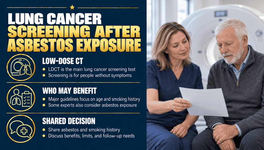 Lung Cancer Screening After Asbestos Exposure