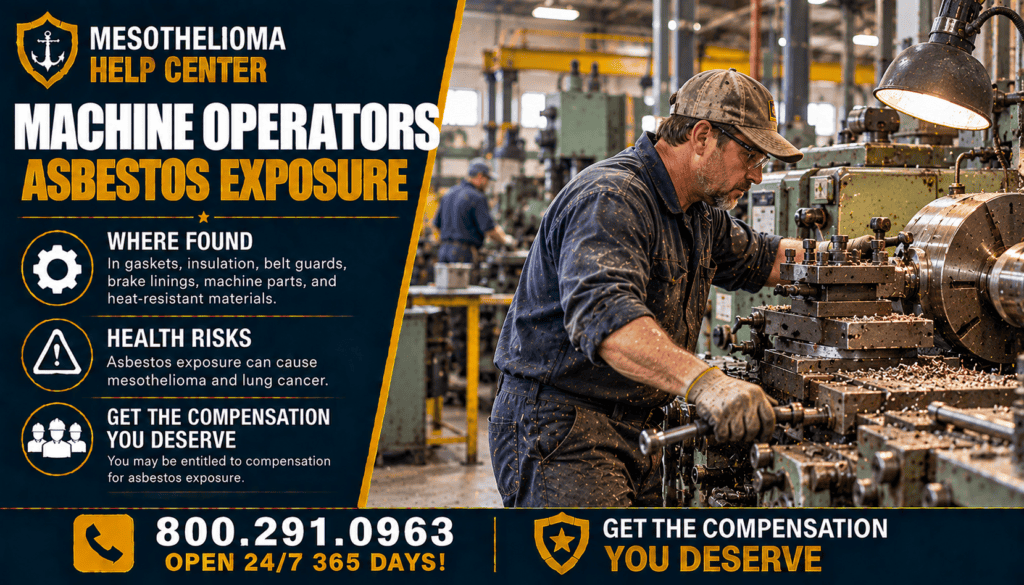 Machine Operators Asbestos Exposure - Mesothelioma