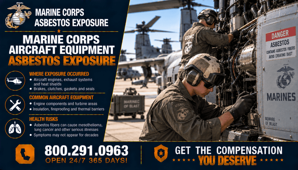 Marine Corps Aircraft Equipment Asbestos Exposure - Mesothelioma