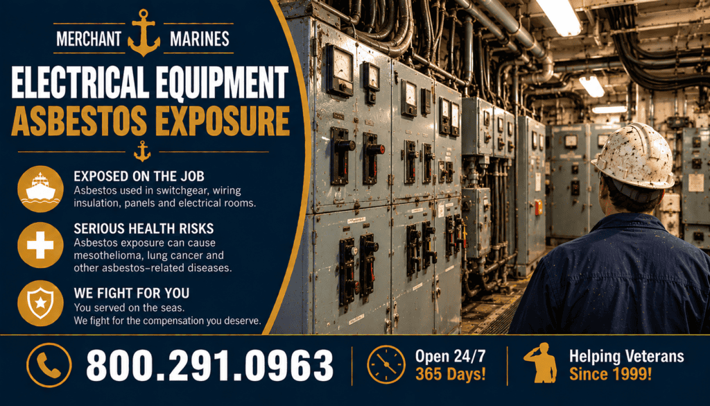 Merchant Marines Electrical Equipment Asbestos Exposure - Mesothelioma