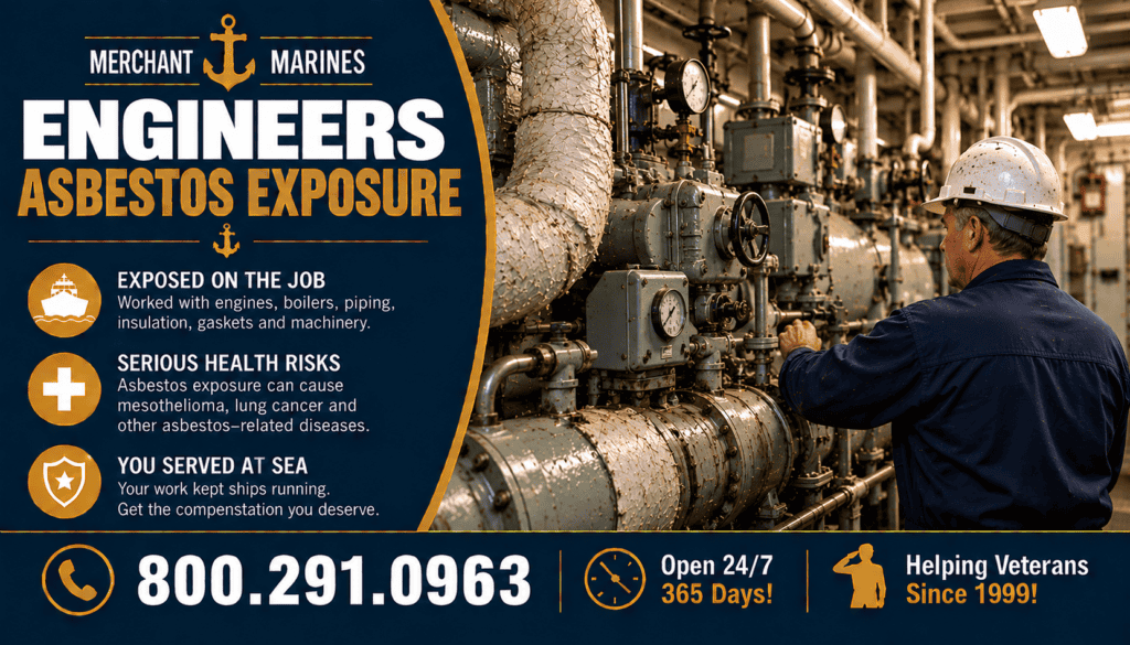 Merchant Marines Engineers Asbestos Exposure - Mesothelioma