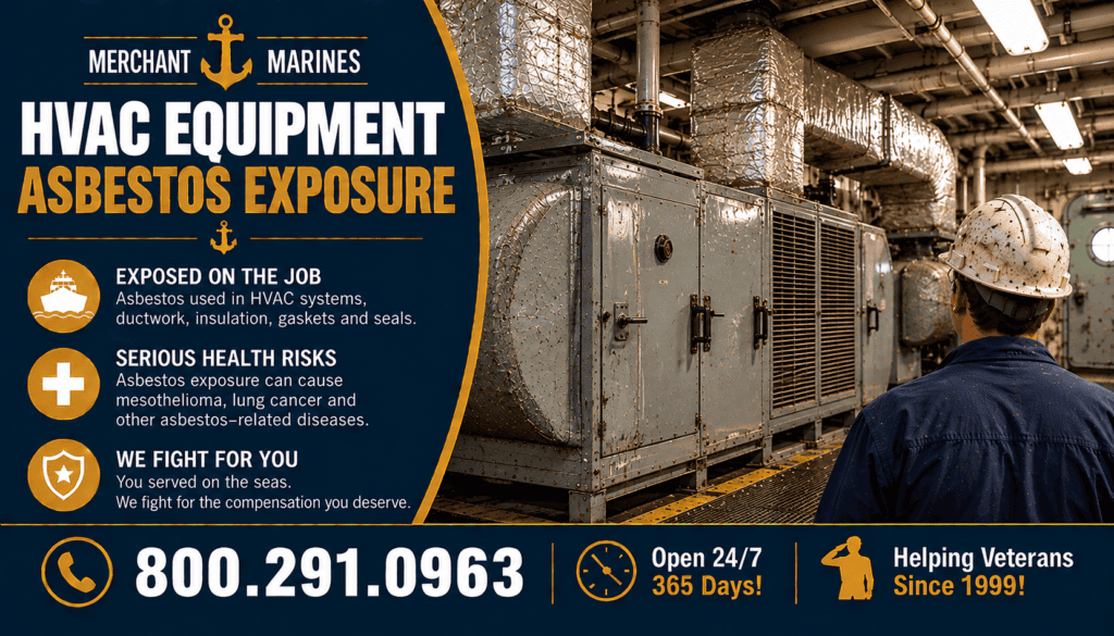 Merchant Marines HVAC Equipment Asbestos Exposure - Mesothelioma