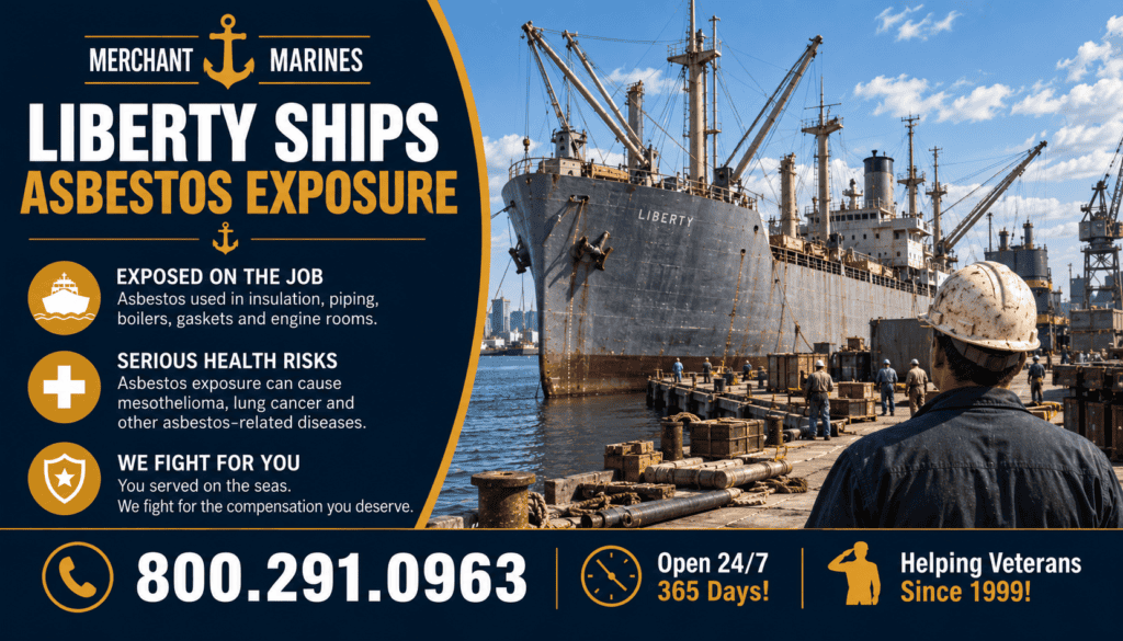 Merchant Marines Liberty Ships Asbestos Exposure - Mesothelioma