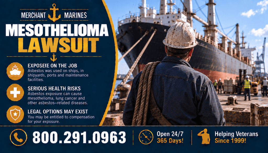 Merchant Marines Mesothelioma Lawsuit - Asbestos Exposure