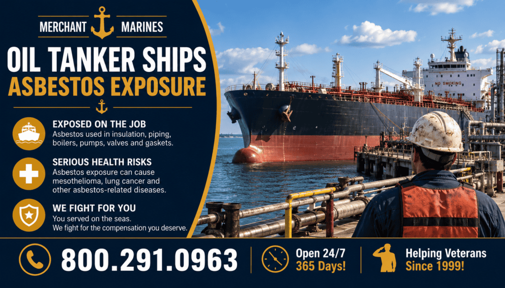 Merchant Marines Oil Tanker Ships Asbestos Exposure - Mesothelioma