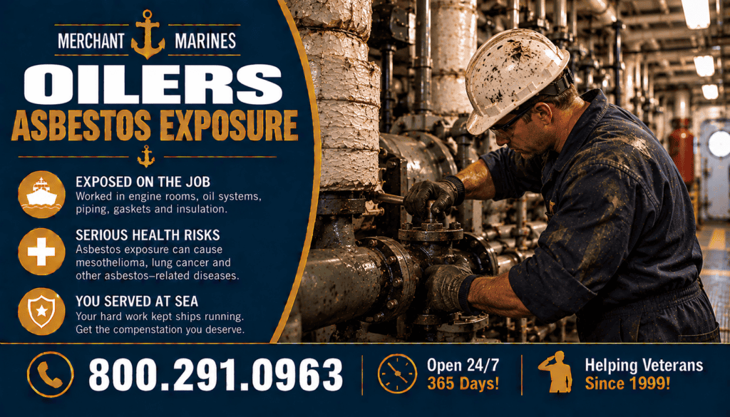 Merchant Marines Oilers Asbestos Exposure - Mesothelioma