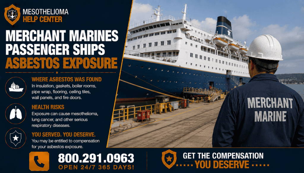Merchant Marines Passenger Ships Asbestos Exposure - Mesothelioma Lawsuit