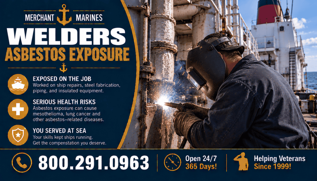 Merchant Marines Welders Asbestos Exposure - Mesothelioma