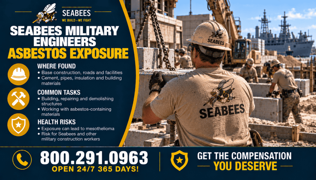 Military Engineers Seabees Asbestos Exposure - Mesothelioma