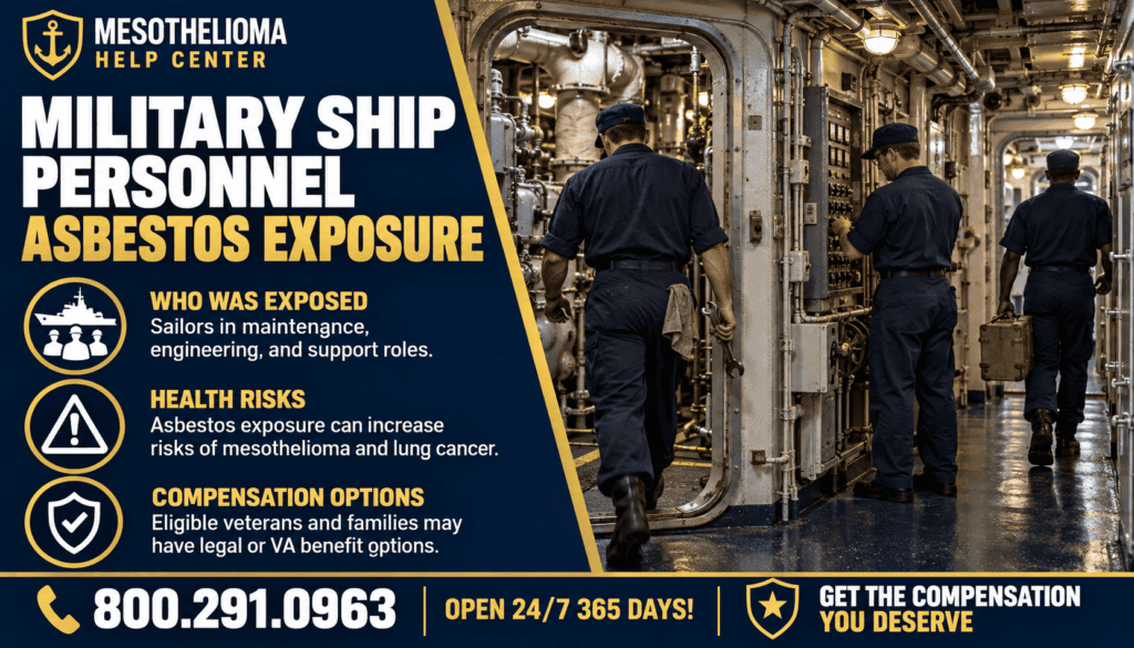 Military Ship Personnel Asbestos Exposure - Mesothelioma