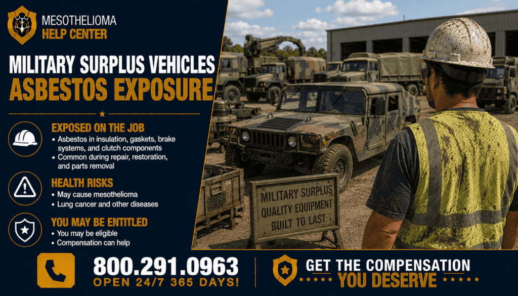 Military Surplus Vehicles Asbestos Exposure - Mesothelioma and Lung Cancer