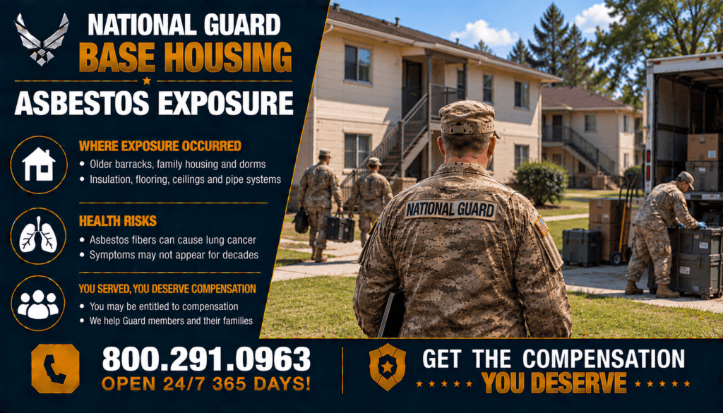 National Guard Base Housing Asbestos Exposure - Mesothelioma