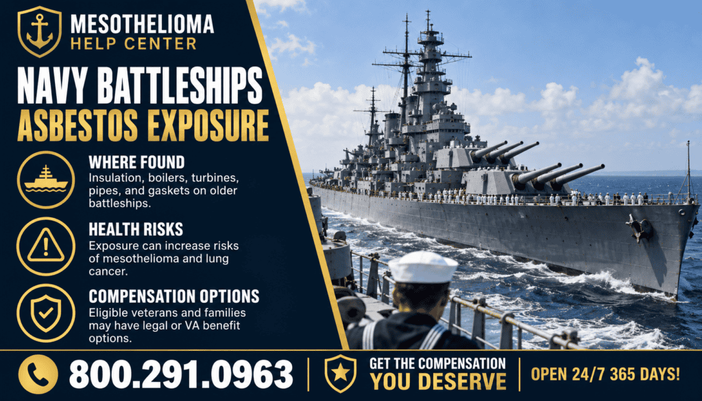 Navy Battleships Asbestos Exposure - Mesothelioma