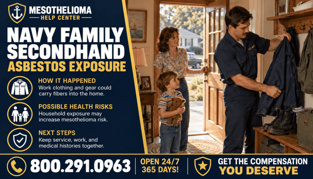 Navy Family Secondhand Asbestos Exposure - Mesothelioma