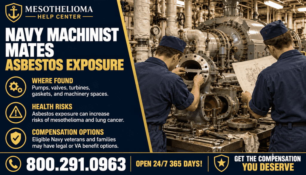 Navy Machinist Mates Asbestos Exposure - Mesothelioma