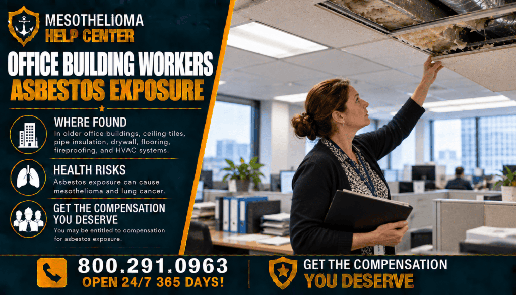 Office Building Workers Asbestos Exposure - Mesothelioma