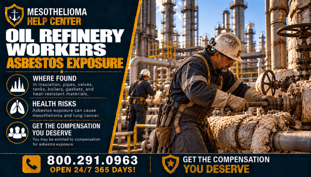 Oil Refinery Workers Asbestos Exposure - Mesothelioma
