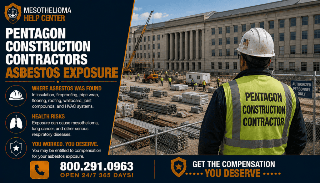 Pentagon Construction Contractors Asbestos Exposure - Mesothelioma